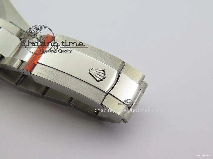 Gray SS Dial A3136 Sliver On Sticks 41mm SS Bracelet Markers Datejust II 116334 1225